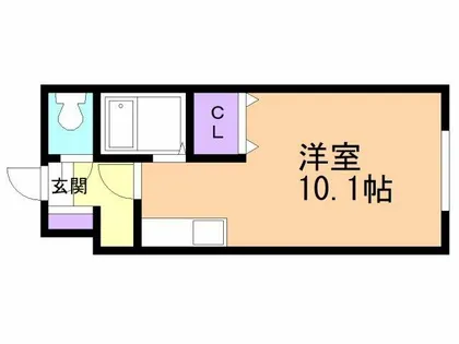 オークヴィラ【1階】の間取り