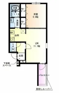 フジパレス加美東Ⅱ番館【2階】の間取り
