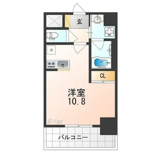 サザンクレスト堺東【5階】の間取り