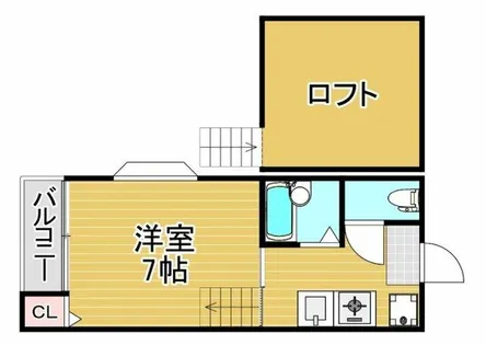 アメニティ六本松ステーション【1階】の間取り