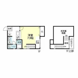 ラフィーネ周船寺【1階】の間取り