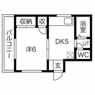 ハイツ松本【2階】の間取り