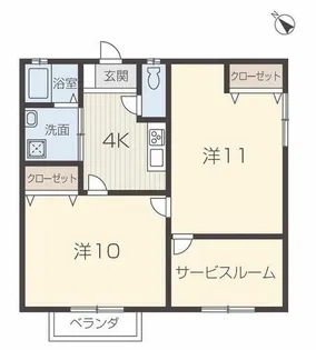 ミユキハウス【2階】の間取り