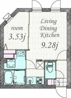 quador川名【2階】の間取り