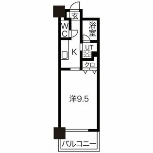 CASTELLO LUSSO【7階】の間取り