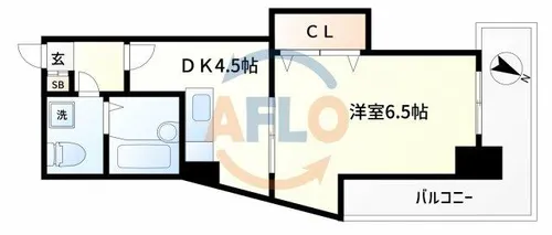 レジデンス・ウエスト・ナイン【2階】の間取り