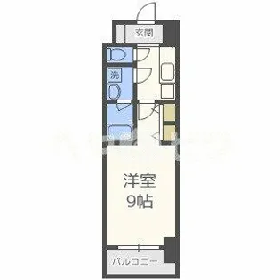 スプランディッド淀屋橋DUE【2階】の間取り