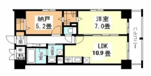 アネスト北堀江【10階】の間取り