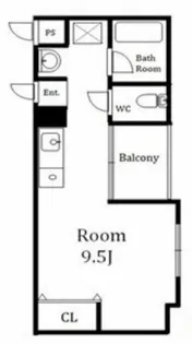 フレアコート北浜【6階】の間取り