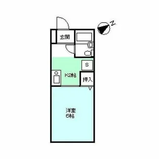 コーポ清和【202号室】の間取り