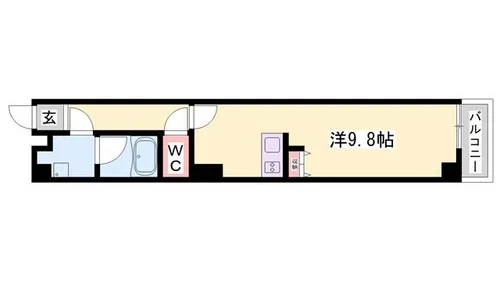 VILLA・SERENO姫路【603号室】の間取り