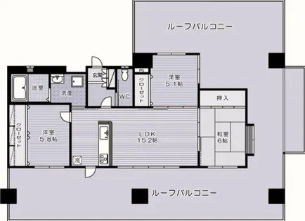 内山神岳ビル【11階】の間取り