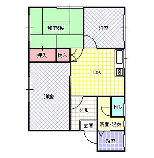 3DKの間取り画像