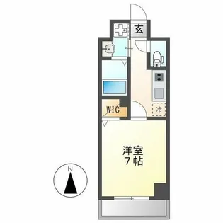 プレイズシード御器所イースト【404号室】の間取り