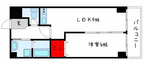プランドール【3階】の間取り