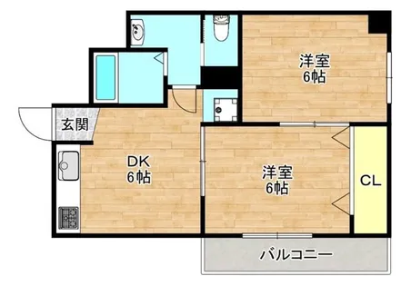 第一加茂ビル【3階】の間取り