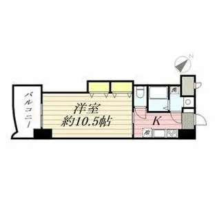 ロイヤル博多駅前【805号室】の間取り