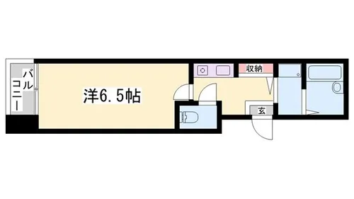 シャトー三和船場【402号室】の間取り