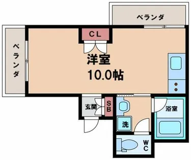 レガーレ長居公園【8階】の間取り