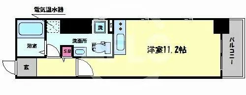 オルフェアⅤ番館【6階】の間取り