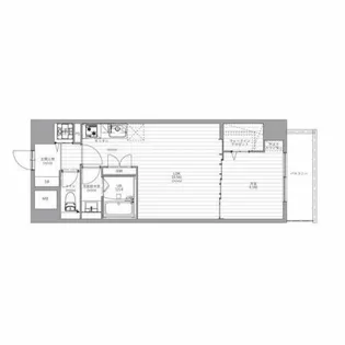 南堀江アパートメントシエロ【6階】の間取り