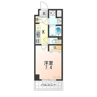 ベラジオ京都西大路ウエスト【1階】の間取り