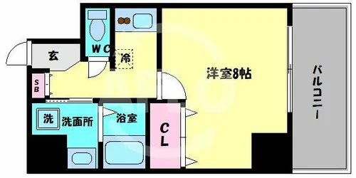 プライムコート天王寺町【5階】の間取り