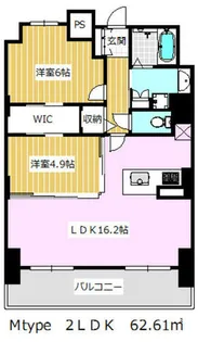 LIBRA TAKATSUKI【12階】の間取り