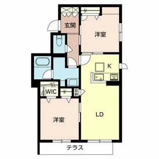 大阪府和泉市伏屋町3丁目【アパート】の間取り