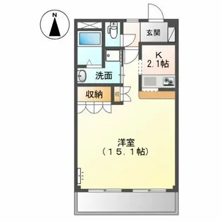 Sun Village(サンヴィレッジ)【2階】の間取り