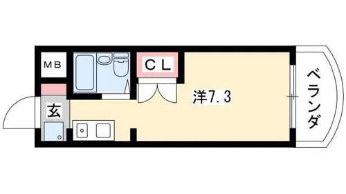 リッシュ・ラフォーレ【208号室】の間取り