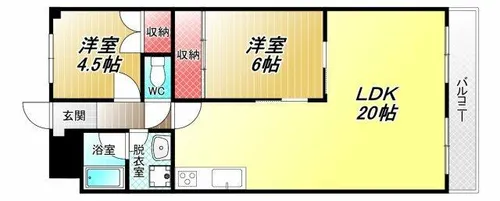 ベストレジデンス青山【2階】の間取り