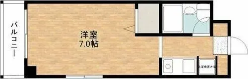 ファーストリバー【2階】の間取り