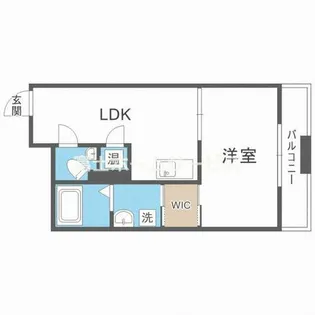 アーバンフラッツ瓦町【9階】の間取り