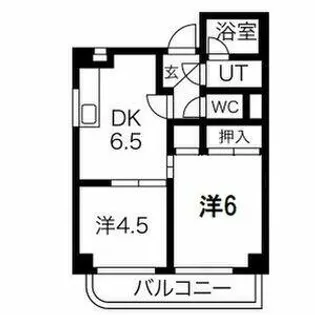 アーバンハイツ児玉【6階】の間取り