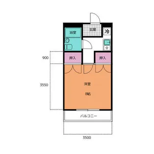 マンション神尾【203号室】の間取り