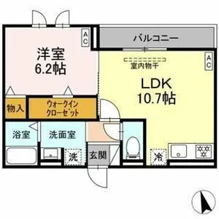 セレスティア長良 イースト【3階】の間取り