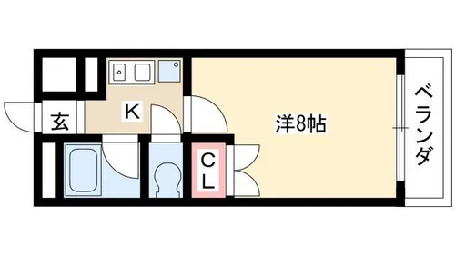 ソフィア尾頭橋【201号室】の間取り