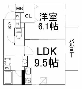 大阪府大阪市阿倍野区松崎町2丁目【マンション】の間取り