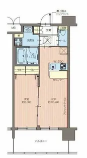 Dimus福島【2階】の間取り