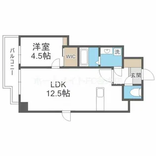フロンティアコート堺筋本町【15階】の間取り