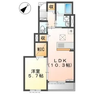 アヴェルラ・プラス【102号室】の間取り