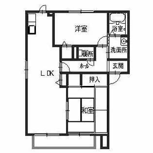 ファミール取石【1階】の間取り