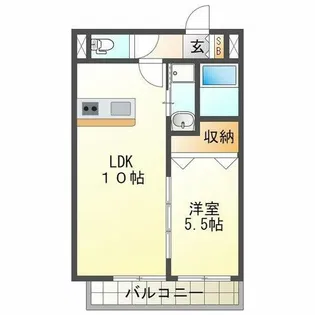 プレジール妙法寺【2階】の間取り