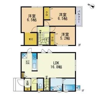 福岡県福岡市城南区田島3丁目【一戸建】の間取り