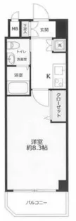 ディナスティ玉造【2階】の間取り