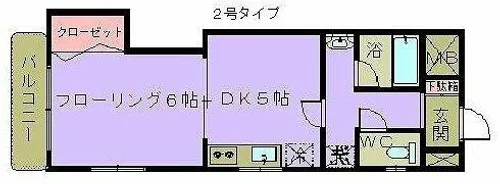 ライムライト【2階】の間取り