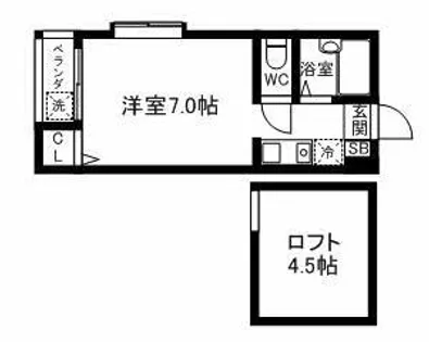 ビクトリアガーデン【1階】の間取り
