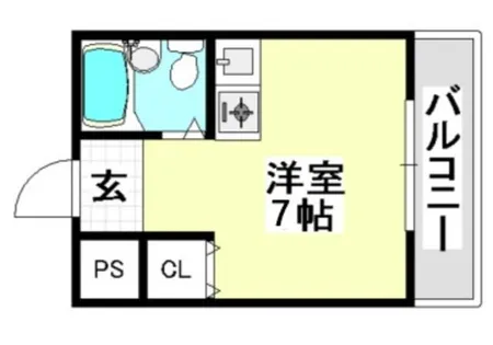 ラメール千里丘【3階】の間取り