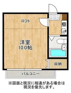 クロスポイント松江【1階】の間取り